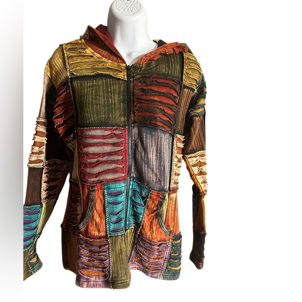 Creative Size Large Hoodie.  1011.   GR/PK